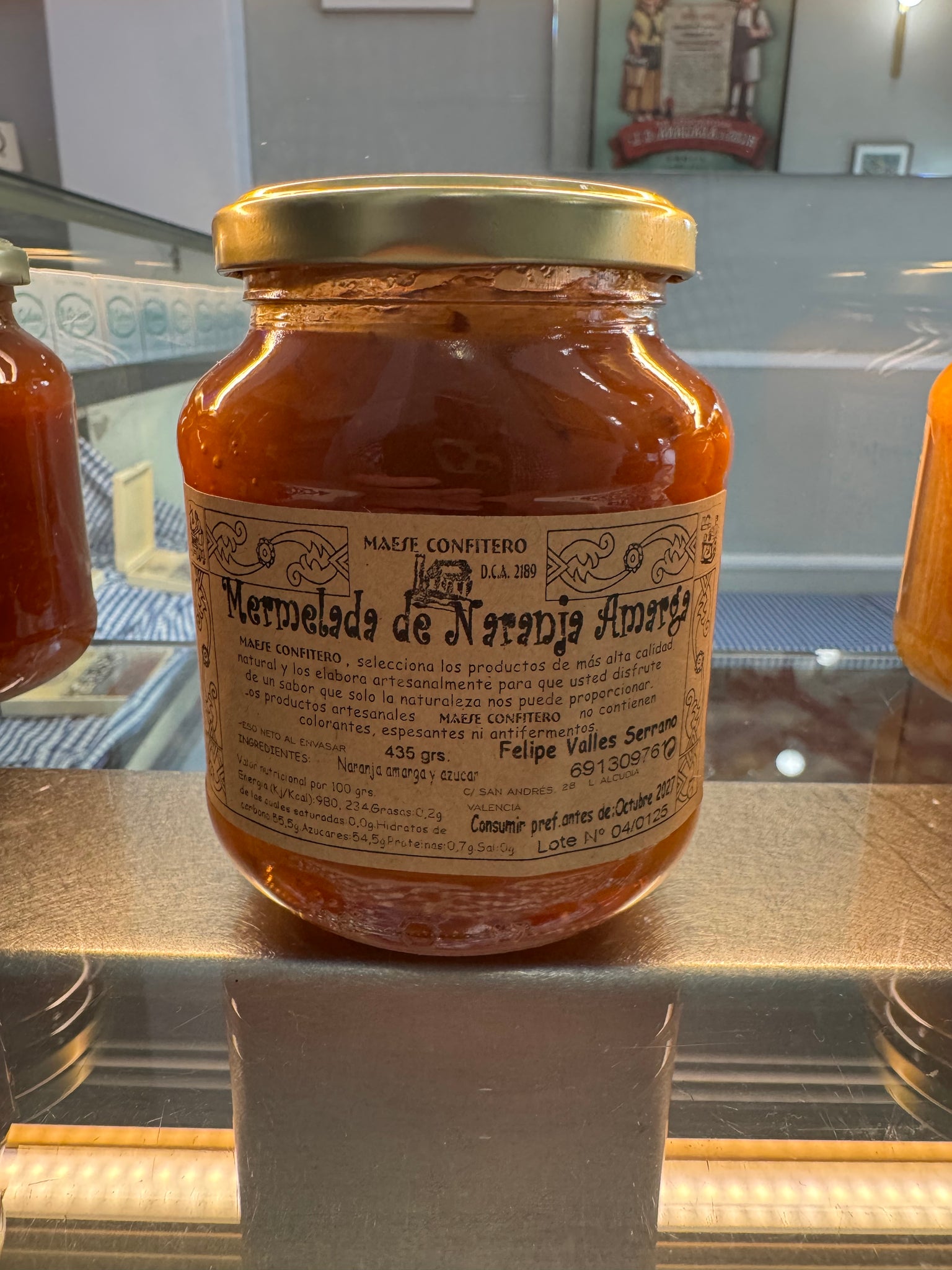 100% handwerkliche Marmelade (Glas mit 435 g)