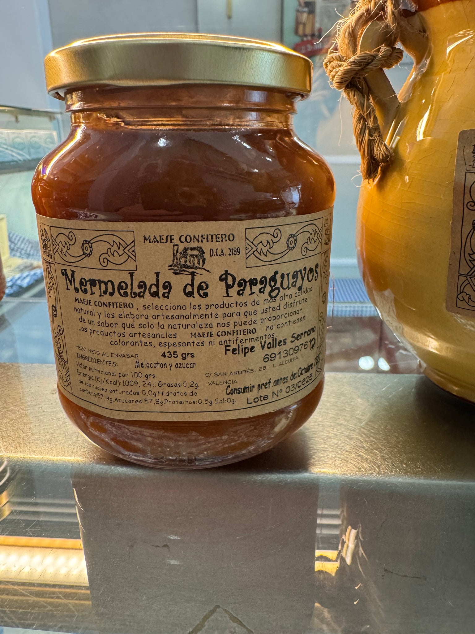 100% handwerkliche Marmelade (Glas mit 435 g)